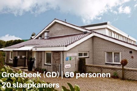 Groepsaccommodatie voor 60 personen in Gelderland
