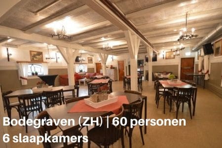 60-persoons groepsaccommodatie in Zuid-Holland