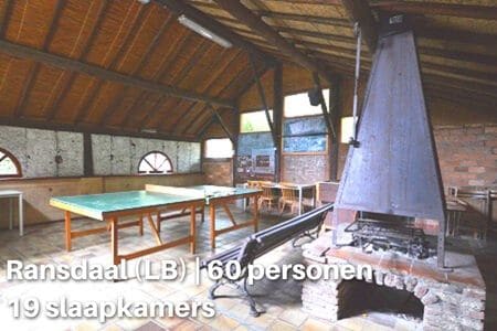 Vakantiehuis voor groepen van 60 personen, Limburg