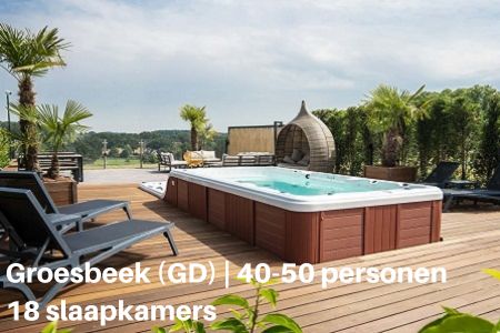 Groepshotel Gelderland in Groesbeek voor 40-50 personen met 18 slaapkamers
