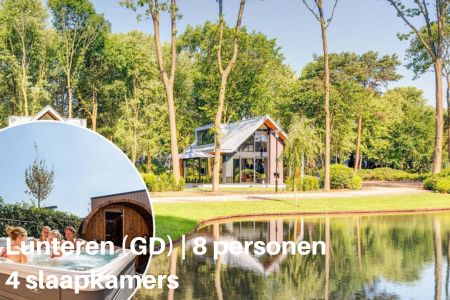 Wellness villa voor 8 personen met 4 slaapkamers in Lunteren, Gelderland