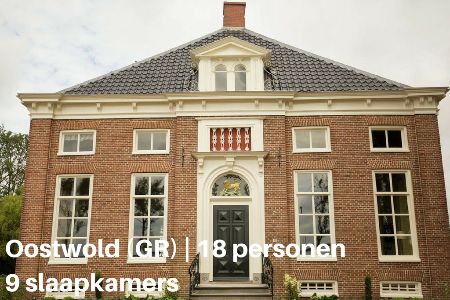 Groepsaccommodatie Boerderij Erve Oostwold, Groningen, Oostwold Gem Oldambt, 18 personen, 9 slaapkamers