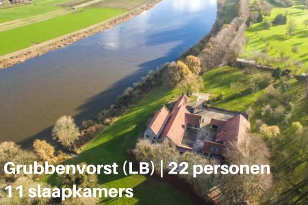 Groepsaccommodatie Limburg, Grubbenvorst, 22 personen, 11 slaapkamers