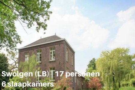 Groepsaccommodatie Swolgen, Limburg, 17 personen, 6 slaapkamers