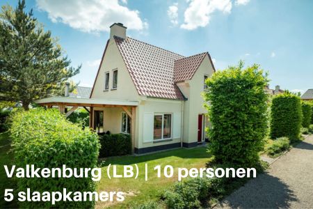 Groepsaccommodatie Valkenburg, Limburg, voor 10 personen met 5 slaapkamers