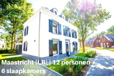 Groot vakantiehuis Maastricht (Limburg) voor 12 personen met 6 slaapkamers