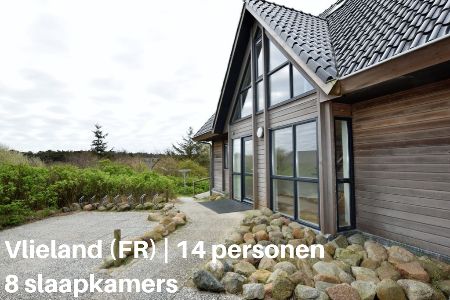 Groepsaccommodatie Villa Vlieland, Waddeneilanden, Vlieland, 14 personen, 8 slaapkamers