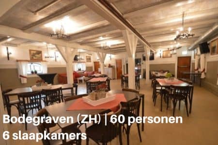 Groot vakantiehuis voor 60 personen in Bodegraven, Zuid Holland