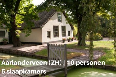 Groot vakantiehuis Zuid Holland, Aarlanderveen, voor 10 personen
