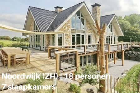 Luxe duinvilla voor 18 personen, Noordwijk, Zuid Holland