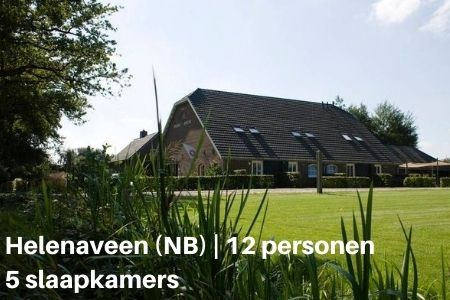 Groepsaccommodatie voor 12 personen in Brabant