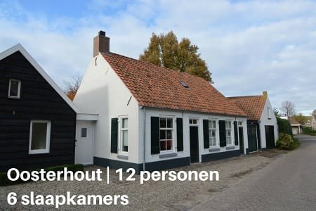 Groepsaccommodatie Vakantiehuis Het Hemels Helleke, Brabant, Oosterhout, 12 personen, 6 slaapkamers (klein)
