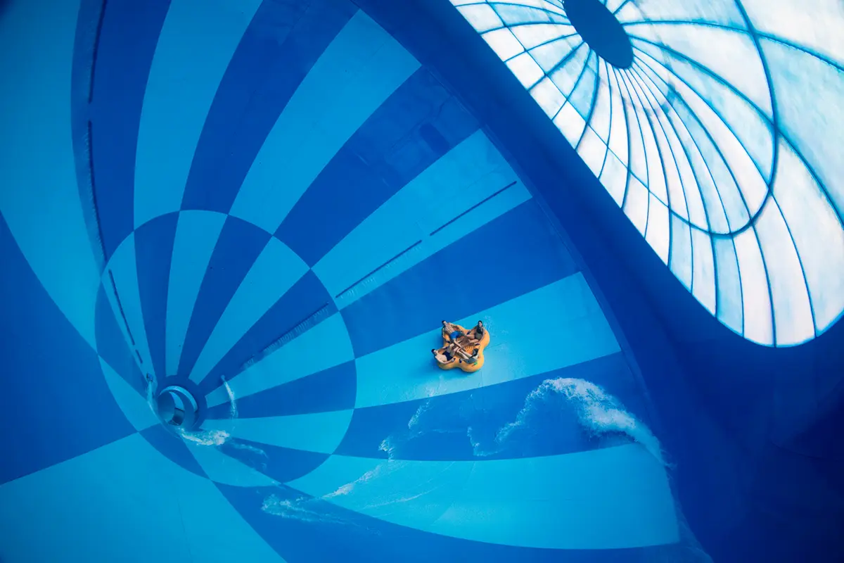 Subtropisch zwemparadijs Hof van Saksen, bowl-glijbaan